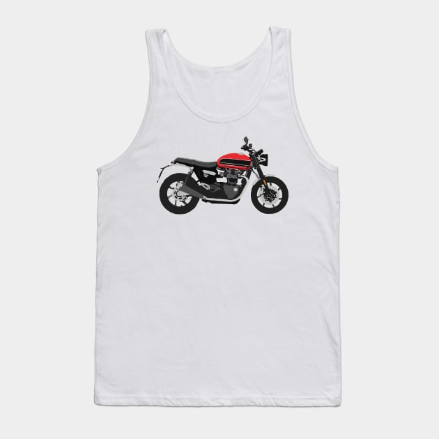 Triumph Bonneville Speed Twin Tank Top by WiredDesigns